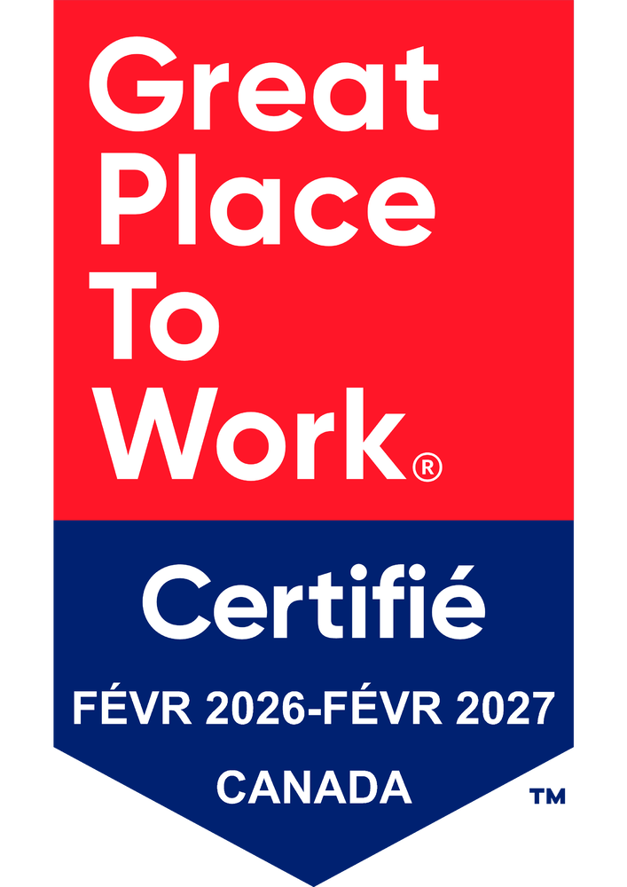 Great Place To Work — Certified Feb. 2026–Feb. 2027, Canada